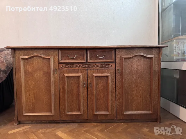 БЕЗПЛАТНО Холова гарнитура и дъбов шкаф, снимка 8 - Дивани и мека мебел - 55717001