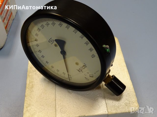 мaнометър TGL 16374 ф160 0-400kp/cm2 G1/2, снимка 4 - Резервни части за машини - 35874155