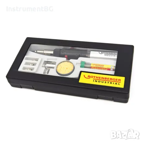 Газов поялник комплект с пиезо ROTHENBERGER / 3in1 Hot Pen Piezo Set, снимка 3 - Поялници и запояване - 47871596