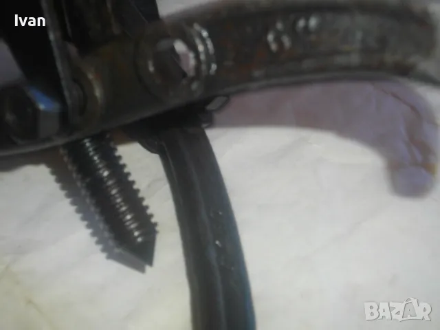 Немска Голяма СТАРО КАЧЕСТВО РЪЧНА СКОБА ТРИРАМЕННА ЗА ВАДЕНЕ НА ЛАГЕРИ 6 инча-15,24см, снимка 16 - Други инструменти - 47506972