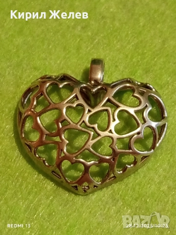 Сребърна висулка от колекцията Jette Joop ажурна майсторска изработка 44390, снимка 9 - Колиета, медальони, синджири - 52917664