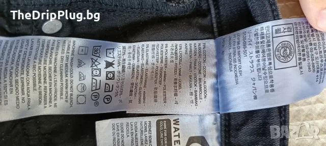 Дамски дънки Levi's mile high super skinny размер 30 в черно , снимка 8 - Дънки - 55768234