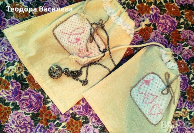 Ретро торбичка с ръчна бродерия. , снимка 4 - Други - 35721163