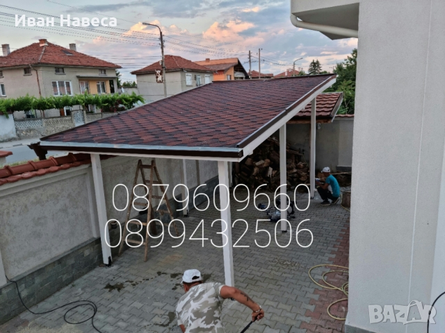   Изграждане Дървени Навеси Беседки Барбекюта Навеси в цялата страна, снимка 5 - Монтажи - 25412873
