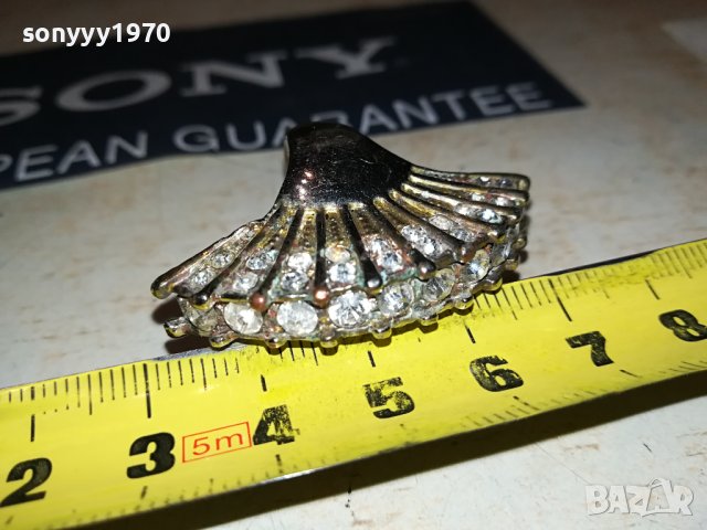 ГОЛЯМ ПРЪСТЕН С КАМЪНИ 0107230717, снимка 13 - Колекции - 41409592