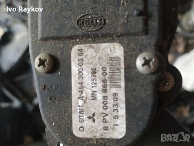 Педал газ за Mitsubishi Colt VI Hatchback (10.2002 - 06.2012), 4543000304 / MN125792, снимка 3 - Части - 52792024