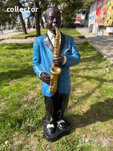 Декоративна фигура на джаз музикант. №7953