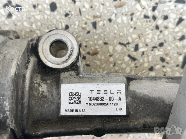 Кормилна рейка Тесла модел 3 Y от 2017 до 2023, снимка 3 - Части - 53645881