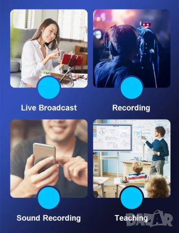 Микрофон за смартфон, безжичен, Фотоапарат, камера, 3.5mm, за Android, за IPhone, букса 3.5мм, жак, снимка 2 - Микрофони - 41942824