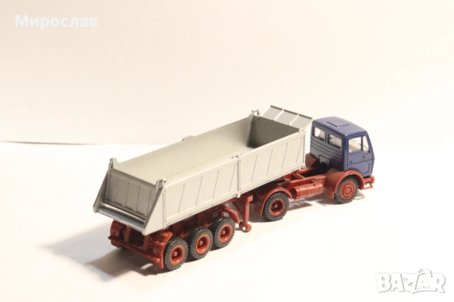 HERPA H0 1/87 MERCEDES САМОСВАЛ ГОНДОЛА КАМИОН МОДЕЛ, снимка 6 - Колекции - 53445423