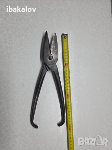 Стара ножица за ламарина от ковано желязо, снимка 2 - Други инструменти - 53596465