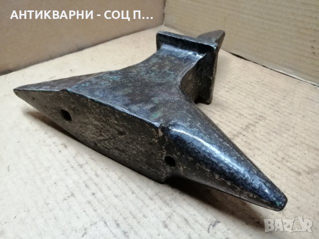 Стара Кована Наковалня / 15 кг. , снимка 3 - Антикварни и старинни предмети - 41486423