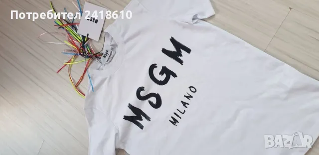 MSGM Milano Cotton Womens Size S НОВО! ОРИГИНАЛ! Дамска Tениска!
