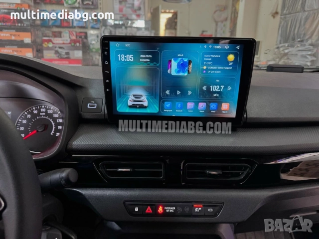 Dacia Sandero 2021-2025 Мултимедия Навигация Android