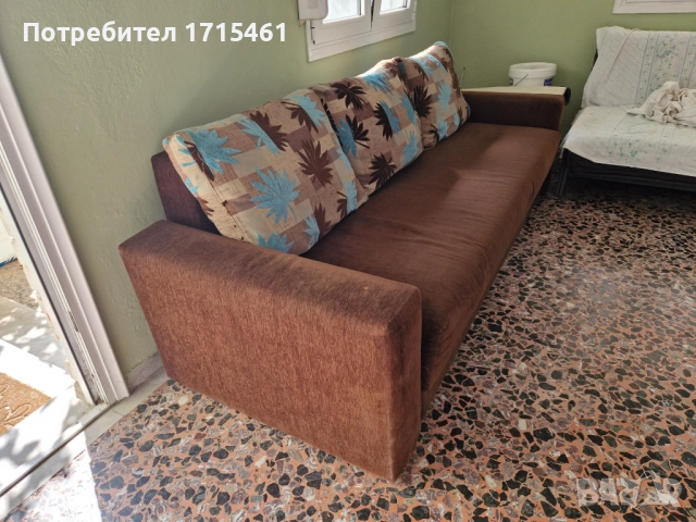 Диван разтегателен масив , снимка 1