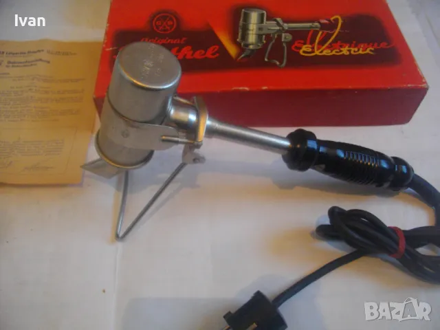 НОВ ЕЛЕКТРИЧЕСКИ ПОЯЛНИК 400 ВАТА РЕОТАНОВ ВИСОК КЛАС BARTHEL Старо качество 1983г. Колекционерски