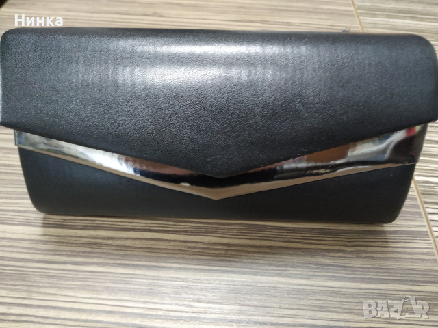 Клъч-черен еко кожа