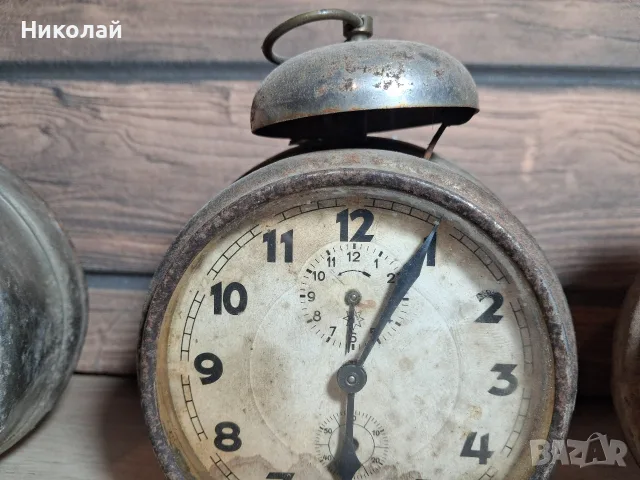 Лот Стари Будилници за части реставрация Юнгханс Густав Бекер, снимка 5 - Антикварни и старинни предмети - 56239670
