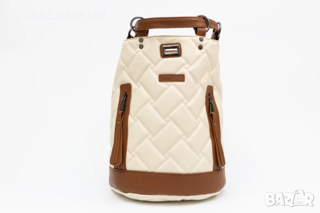 Спортно елегантна дамска раница AMORE Livia - Tan