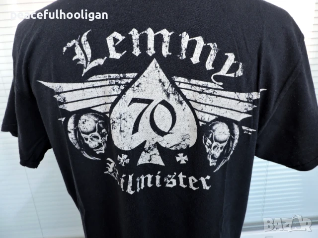 Lemmy Kilmister Memorial T-Shirt - мъжка тениска размер L - официален продукт., снимка 10 - Тениски - 50837411