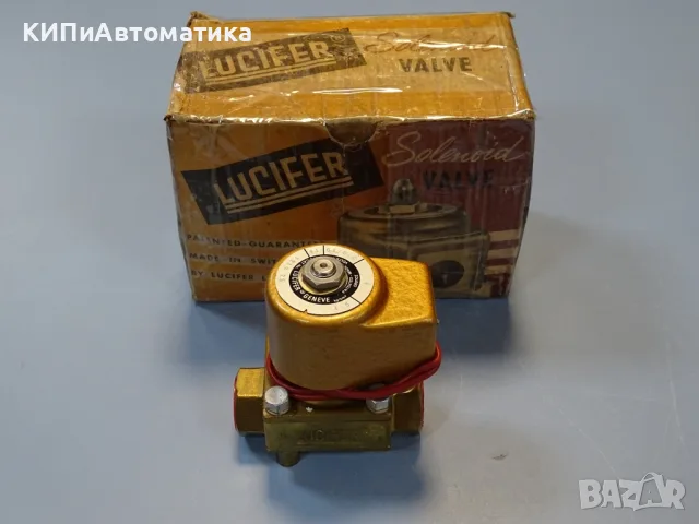 електромагнитен вентил Lucifer Geneve 121G 25 G1/2 solenoid valve 220V