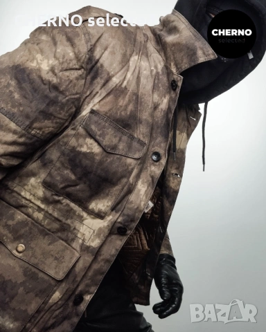 Мъжко камуфлажно полево яке DRYKORN Field Camo Jacket feat. British Millerain – размер L 