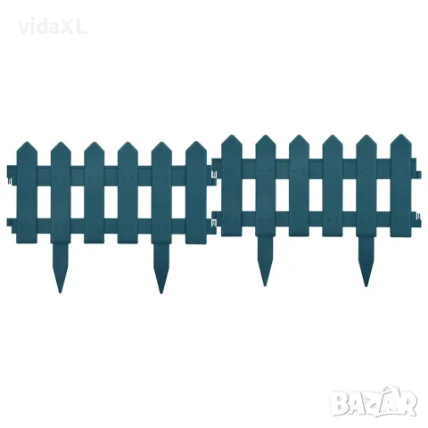 vidaXL Кантове за тревни площи, 25 бр, зелени, 10 м, PP, снимка 6 - Огради и мрежи - 56147666