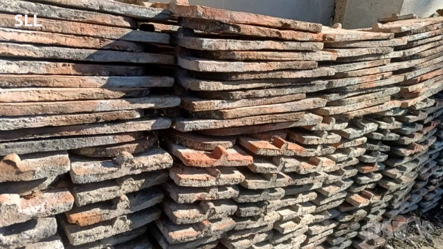 Стари прави керемиди, подходящи за барбекюта и бирови кътове!