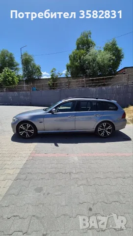 БМВ Е91 комби сиво, снимка 2 - Автомобили и джипове - 56040320