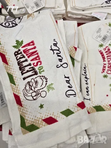 коледни кърпи хавлии  35х60 см, снимка 9 - Хавлиени кърпи - 48254927