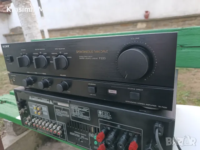 Sony TA-F220 *Продава се Японски транзисторен усилвател, снимка 3 - Ресийвъри, усилватели, смесителни пултове - 49518383