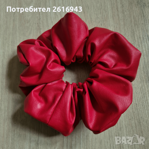 Кожени скрънчита, снимка 13 - Аксесоари за коса - 36260320