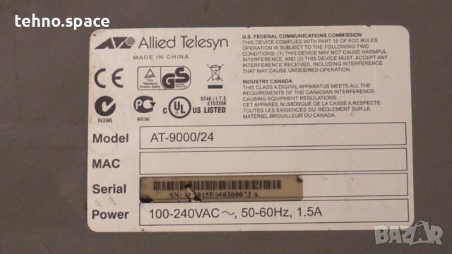 Allied Tellsyn AT-9000/24 Мрежов сплитер, снимка 5 - Мрежови адаптери - 52416450