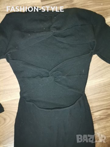 Bershka Малка черна рокла, снимка 5 - Рокли - 35774790