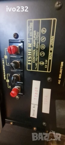 fisher ca 7700, снимка 11 - Ресийвъри, усилватели, смесителни пултове - 50935682