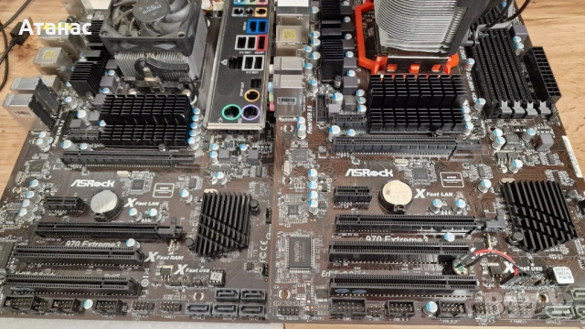 FX4100 + FX6300 + 2бр. ASRock 970 Extreme3 R2.0 + 2 бр. охладители, снимка 11 - Дънни платки - 53873625