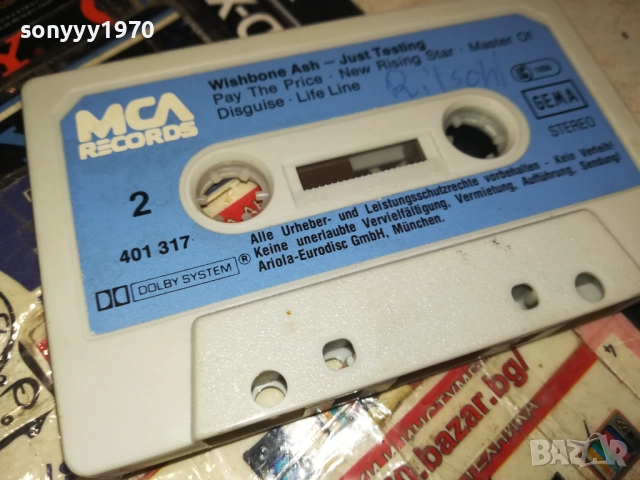 WISHBONE ASH-ORIGINAL TAPE 2108252011, снимка 7 - Аудио касети - 51446410