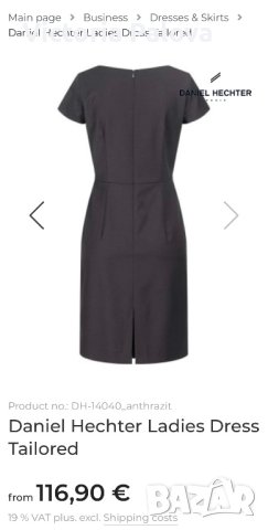 LUXURY рокля модна къща DANIEL HECHTER PARIS, снимка 12 - Рокли - 41248257