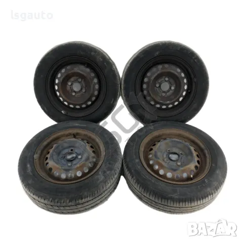 Стоманени джанти 4x100 с гуми R14 Honda Jazz 2002-2008 ID:143432