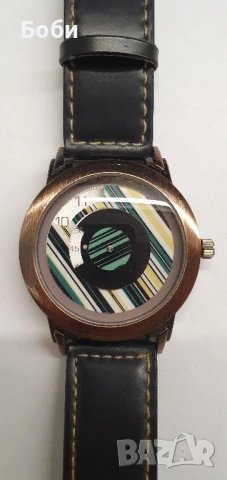 Часовник с интересен цветен циферблат, снимка 2 - Мъжки - 53386629
