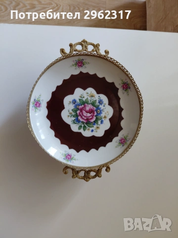 Винтидж порцеланова чиния Гръцко