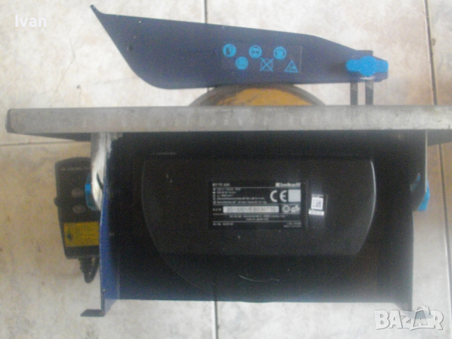 600 Вата/8,1кг/ф180мм-Ел. Машина Рязане Плочи/Плочки-До 35 мм-Сухо/Мокро-Почти Нова-Отлична-Einhell 