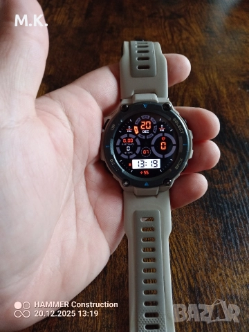 Amazfit T-Rex pro Grеy смарт часовник , снимка 3 - Мъжки - 52856727