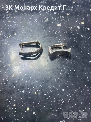 Сребърни обеци, снимка 2 - Обеци - 49395867