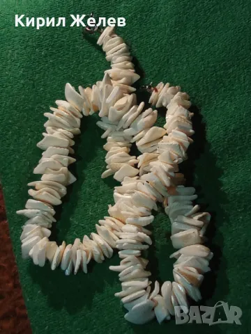 КРАСИВА ХЕНД МЕЙД ОГЪРЛИЦА КОЛИЕ от МИДЕНИ ЧЕРУПКИ 19002, снимка 9 - Колиета, медальони, синджири - 47220244