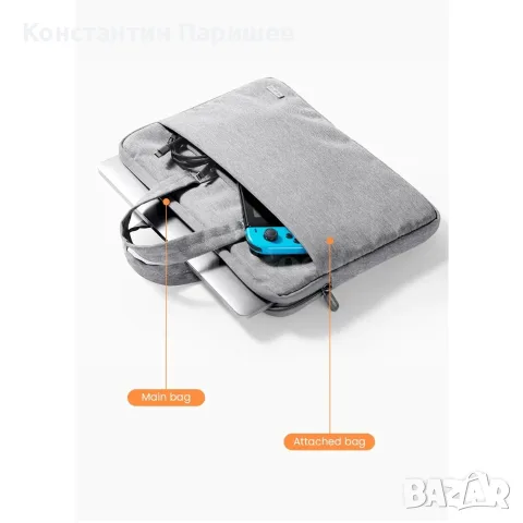 UGREEN Laptop Bag 14–14.9" Сива чанта за лаптоп – НОВА, снимка 2 - Лаптоп аксесоари - 55738254