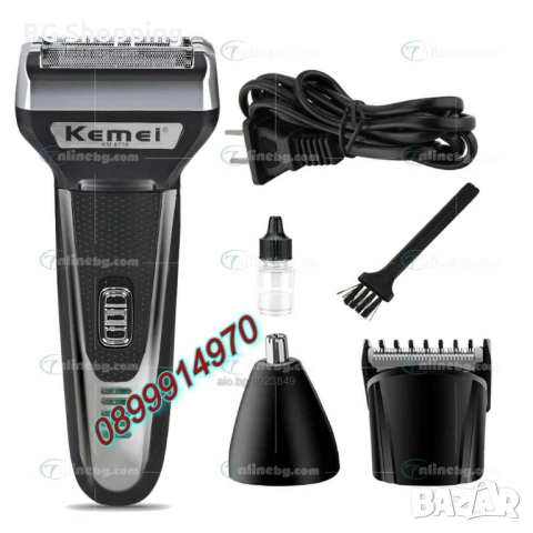 Машинка за бръснене и подстригване, 3 в 1/ Shaver and trimmer, 3 in 1, снимка 4 - Друга електроника - 51075475