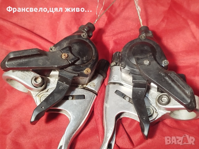 Комбинирани команди 27 скорости за велосипед колело Shimano deore lx st m 570, снимка 4 - Части за велосипеди - 52595485