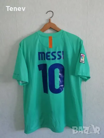 Барселона Меси 2010-2011 Оригинална Тениска Фланелка 2XL Nike Barcelona Messi Екип