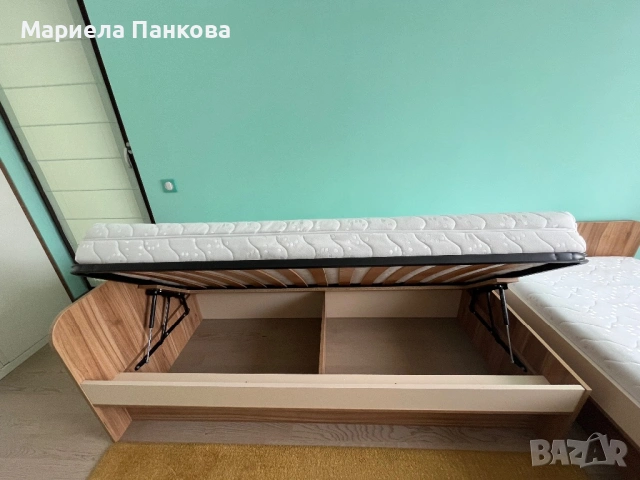 Легла с повдигащи се подматрачни рамки, снимка 3 - Спални и легла - 53580717